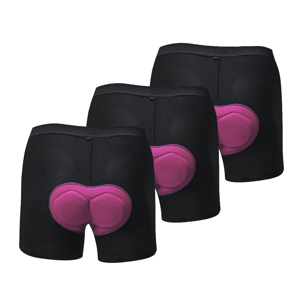 Women's OCG Soft Mesh Gel Padded Cycling Underwear-Shorts Bundle