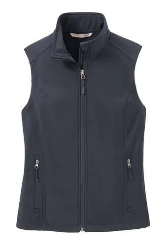 Women's Soft Shell Vest- (Battleship Grey)